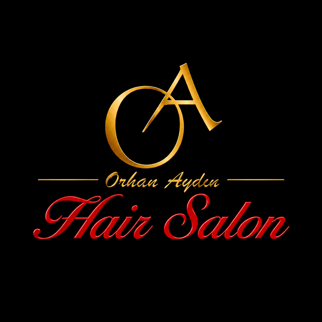 Orhan Aydın Hair Salon Logo